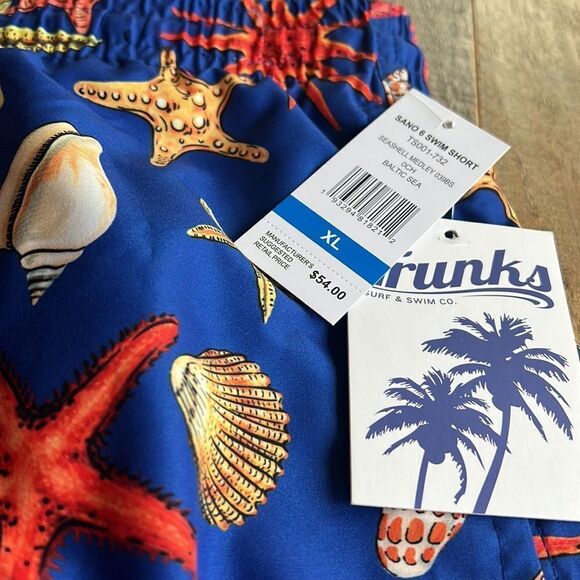 NWT TRUNKS SURF & SWIM CO. SANO PRINTED SWIM SHORT Size XL - Picture 2 of 5